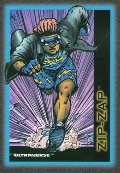 1993 SkyBox Ultraverse #45 Zip-Zap Front
