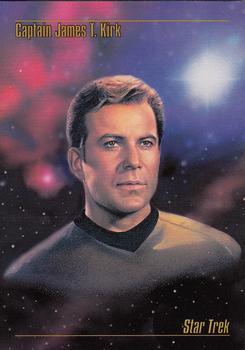 1993 SkyBox Star Trek Master Series #01 Captain James T. Kirk Front