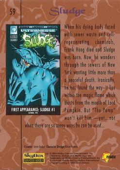 1994 SkyBox Ultraverse Master #59 Sludge Back