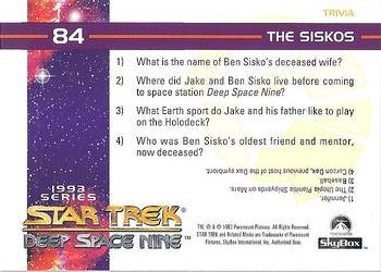 1993 SkyBox Star Trek: Deep Space Nine #84 The Siskos Back