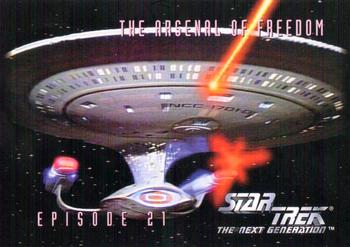 1994 SkyBox Star Trek: The Next Generation Season 1 #72 The Arsenal of Freedom Front