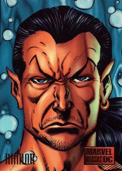 1995 Fleer DC vs. Marvel Comics #6 Namor Front