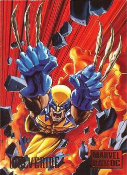 1995 Fleer DC vs. Marvel Comics #14 Wolverine Front