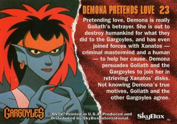 1995 Skybox Gargoyles #23 Demona Pretends Love Back