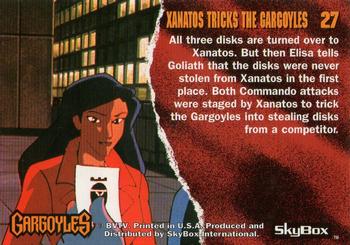 1995 Skybox Gargoyles #27 Xanatos Tricks the Gargoyles Back