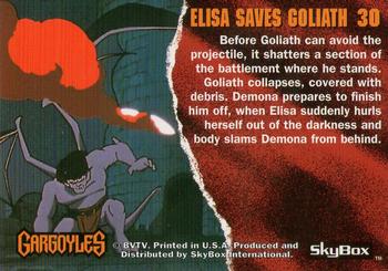 1995 Skybox Gargoyles #30 Elisa Saves Goliath Back