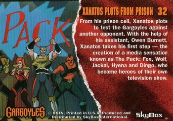 1995 Skybox Gargoyles #32 Xanatos Plots from Prison Back