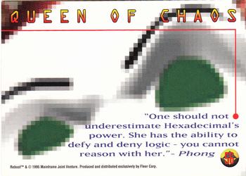 1995 Ultra Reboot #56 Mistress of Mayhem Back