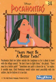 1995 SkyBox Pocahontas #34 