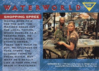 1995 Ultra Waterworld #18 Shopping Spree Back