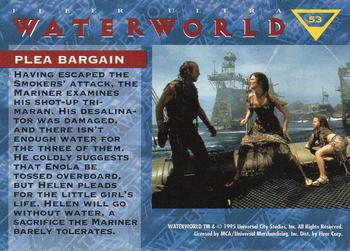 1995 Ultra Waterworld #53 Plea Bargain Back