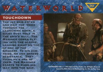 1995 Ultra Waterworld #92 Touchdown Back