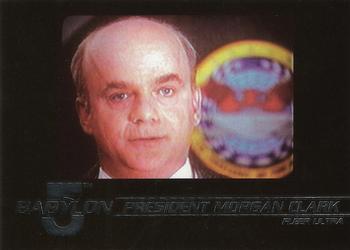 1995 Fleer Ultra Babylon 5 #17 Pres. Morgan Clark Front