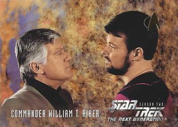 1995 SkyBox Star Trek: The Next Generation Season 2 #127 Commander William T. Riker Front