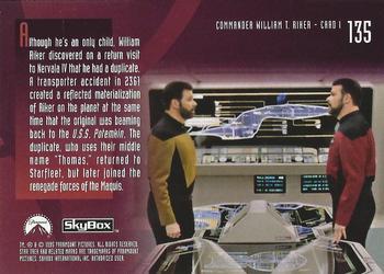 1995 SkyBox Star Trek: The Next Generation Season 2 #135 Commander William T. Riker Back