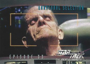 1995 SkyBox Star Trek: The Next Generation Season 2 #154 Unnatural Selection Front