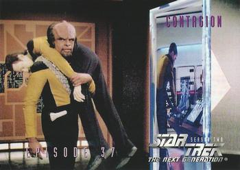 1995 SkyBox Star Trek: The Next Generation Season 2 #168 Contagion Front