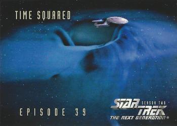 1995 SkyBox Star Trek: The Next Generation Season 2 #173 Time Squared Front