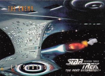 1995 SkyBox Star Trek: The Next Generation Season 3 #251 The Enemy Front