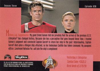 1995 SkyBox Star Trek: The Next Generation Season 3 #275 Yesterday's Enterprise Back