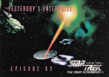 1995 SkyBox Star Trek: The Next Generation Season 3 #276 Yesterday's Enterprise Front