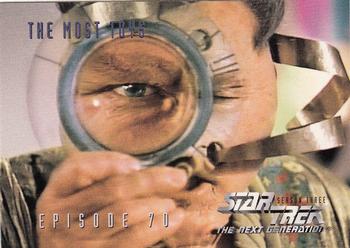 1995 SkyBox Star Trek: The Next Generation Season 3 #296 The Most Toys Front