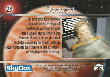 1995 SkyBox Star Trek: Voyager Season One Series One #25 Doctored Back