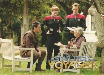 1995 SkyBox Star Trek: Voyager Season One Series One #34 Second Visit Front