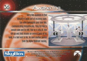 1995 SkyBox Star Trek: Voyager Season One Series One #36 Awakening Back