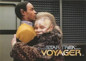 1995 SkyBox Star Trek: Voyager Season One Series One #42 Beamed Aboard Front