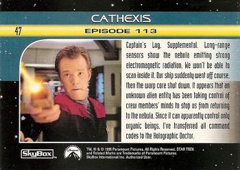 1995 SkyBox Star Trek: Voyager Season One Series Two #47 Cathexis Back