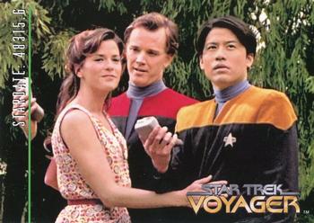 1995 SkyBox Star Trek: Voyager Season One Series Two #11 Caretaker (Part One) Front
