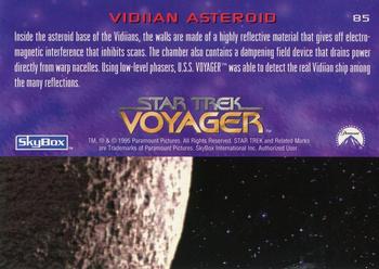 1995 SkyBox Star Trek: Voyager Season One Series Two #85 Vidiian Asteroid Back