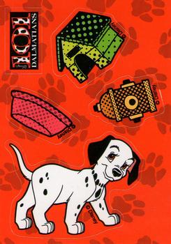 1996 SkyBox 101 Dalmatians #70 (House, bowl, hydrant) Front
