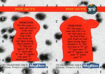 1996 SkyBox 101 Dalmatians #85 puppy, puppy Back