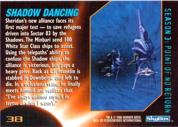 1996 SkyBox Babylon 5 #38 Shadow Dancing Back