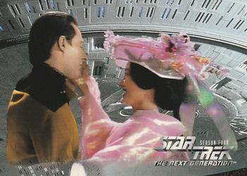 1996 SkyBox Star Trek: The Next Generation Season 4 #317 Mission Chronology Front