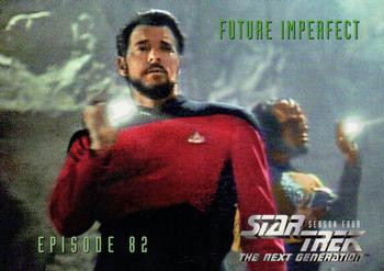 1996 SkyBox Star Trek: The Next Generation Season 4 #343 Future Imperfect Front