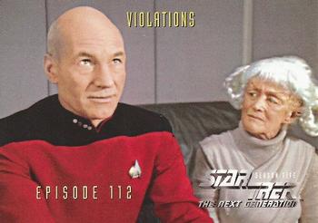1996 SkyBox Star Trek: The Next Generation Season 5 #465 Violations Front