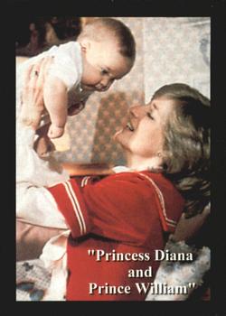 1997 Trading Cards International Princess Diana: Queen of Hearts #42 Princess Diana and Prince William Front