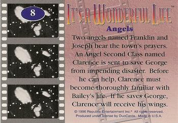 1996 DuoCards It's a Wonderful Life #8 Angels Back