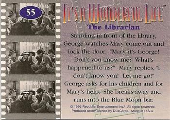 1996 DuoCards It's a Wonderful Life #55 The Librarian Back