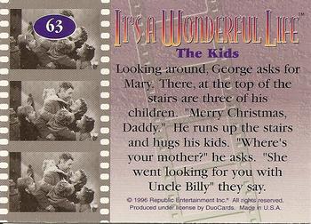 1996 DuoCards It's a Wonderful Life #63 The Kids Back