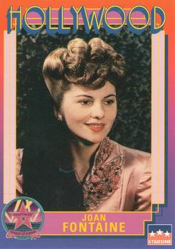 1991 Starline Hollywood Walk of Fame #118 Joan Fontaine Front