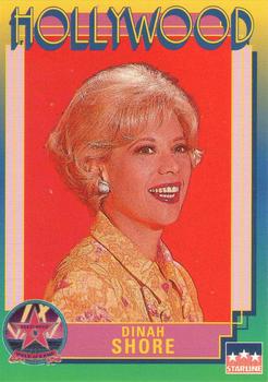 1991 Starline Hollywood Walk of Fame #244 Dinah Shore Front