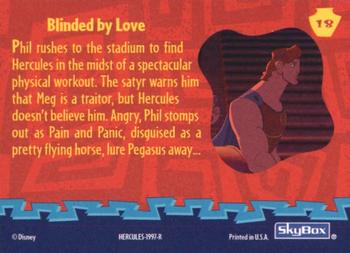 1997 Skybox Disney Hercules #18 Blinded by Love Back