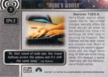 1997 SkyBox Star Trek Original Series 1 #11 EP 4.2   Mudd's Women Back