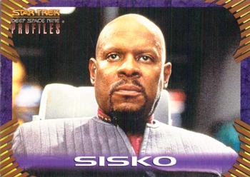 1997 Fleer Star Trek Deep Space Nine Profiles #2 Sisko Front