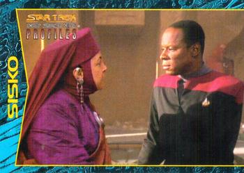 1997 Fleer Star Trek Deep Space Nine Profiles #7 Kai Opaka's Memoirs of Sisko Front