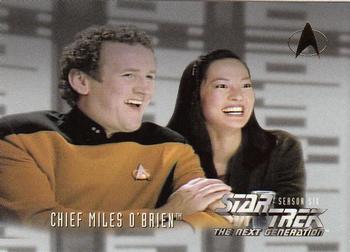 1997 SkyBox Star Trek: The Next Generation Season 6 #621 Chief Miles O'Brien Front